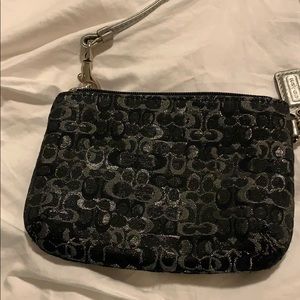 Small coach wristlet